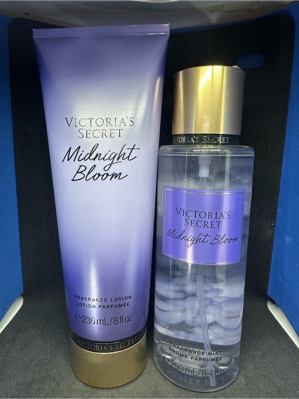 🆕 Victoria’s Secret Midnight Bloom 🕛🪻 fragrance mist & lotion set ✨unused✨